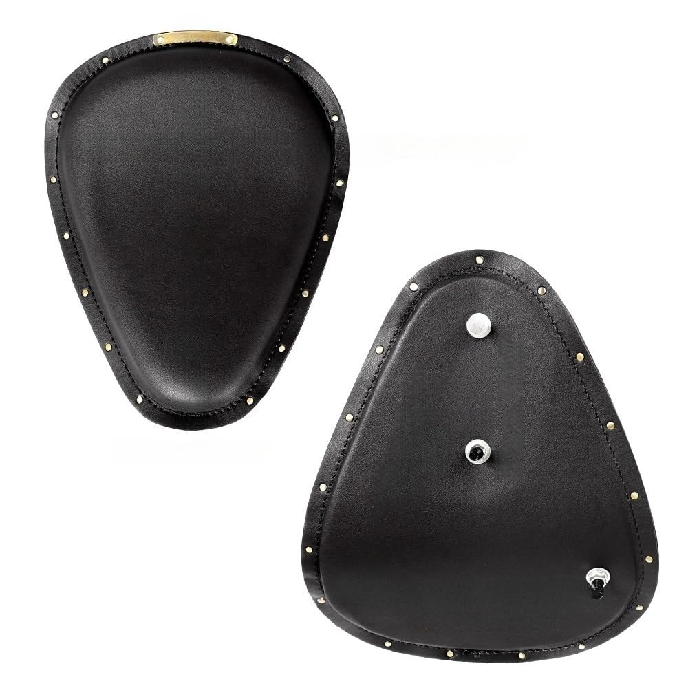 Asiento individual universal para motocicleta Softail con resortes de acero 5