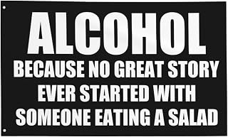 Funny Beer Alcohol Motivational Flag - 3x5 Ft Fitness Inspirational Flag For Room, Gym, Home, Outdoor, Indoor, College Dorm, Man Cave