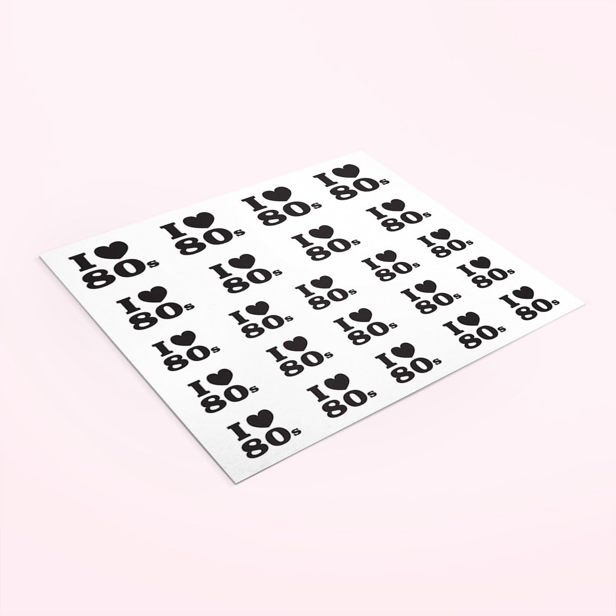 I Love the 80s - Nail Decals by YRNails