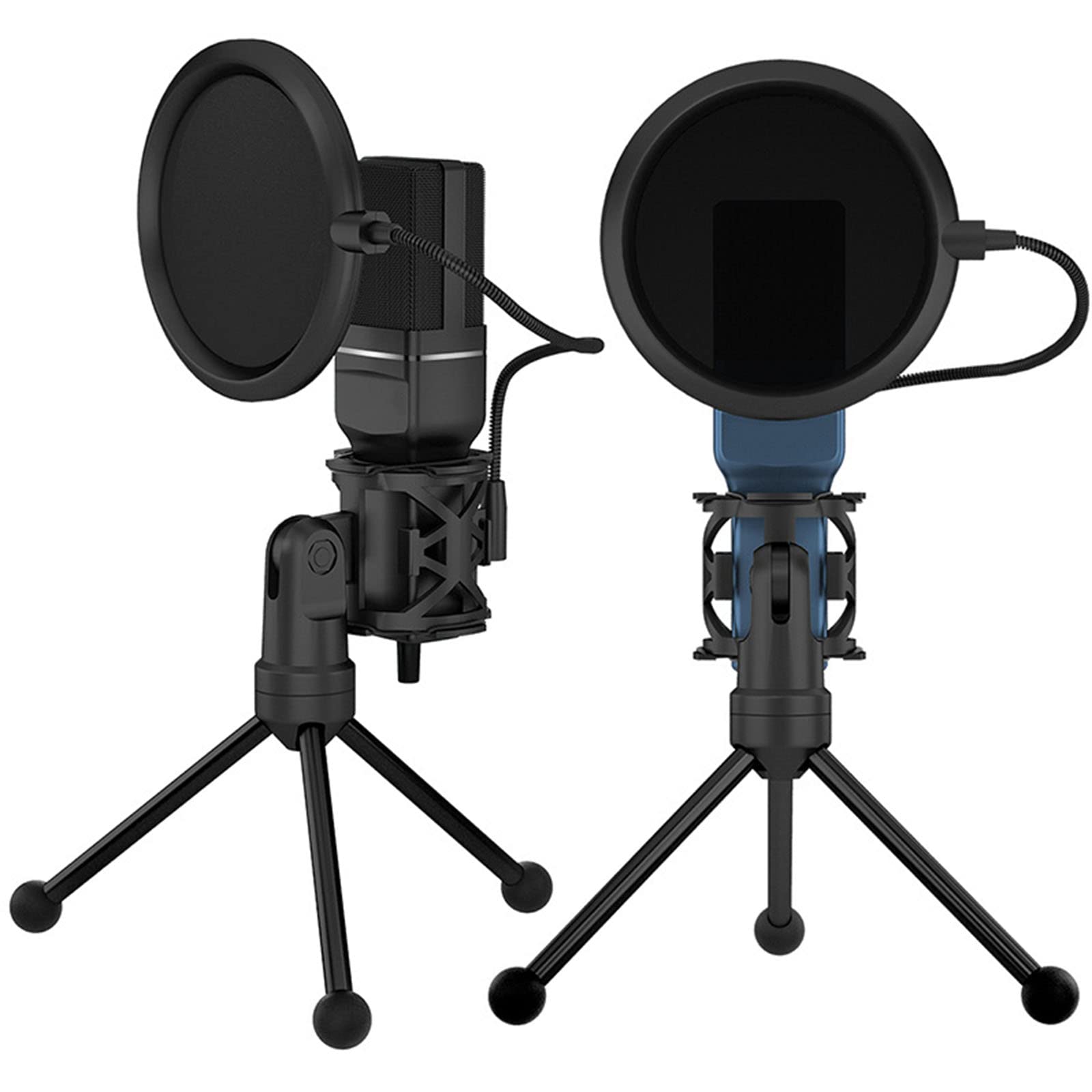 Juego de micrófono USB para computadora, micrófono para cantar, equipo de transmisión de voz, trípode