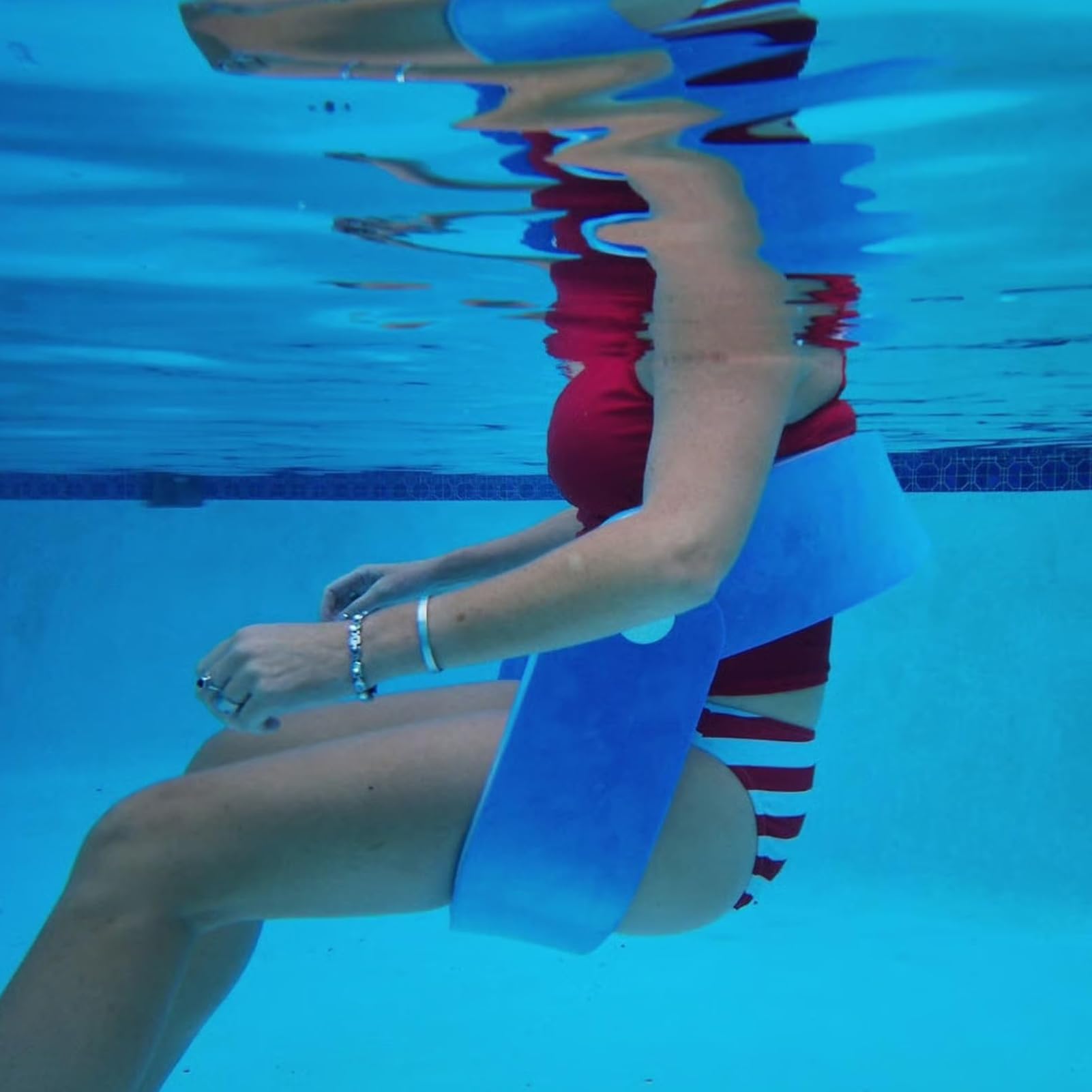 Sedia a sdraio in schiuma, galleggiante per piscina, non gonfiabile, sedia da piscina in schiuma, reclinabile per lago, amaca subacquea, sedile da nuoto, galleggianti stabili reclinabili per adulti e