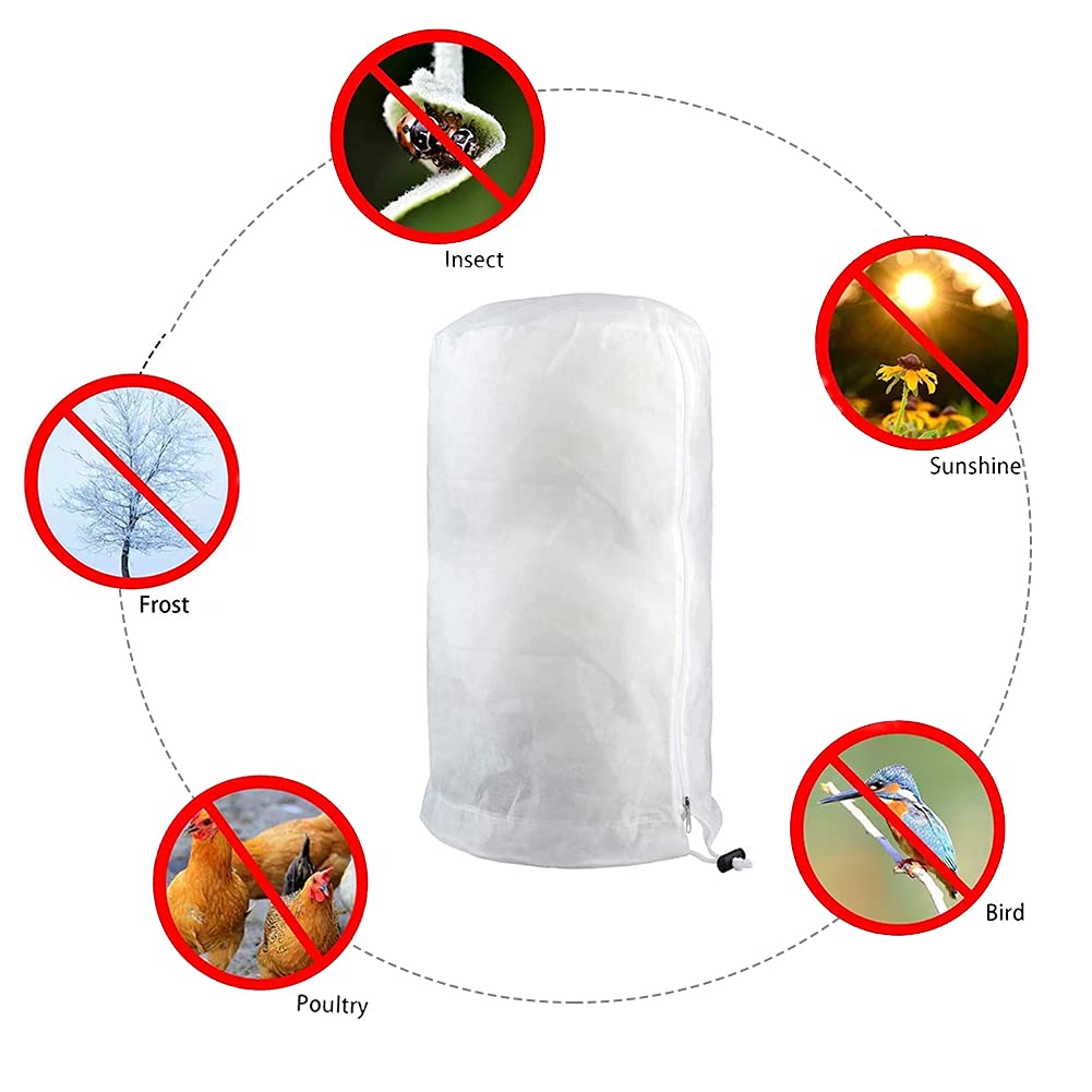 ZWPARTS Housses Hivernage pour Plantes, Housse D'hivernage, Housse de Protection pour Plante Non Tissée Protection Contre Le Gel des Plantes en Pots et Vegetaux (200 x 240CM)