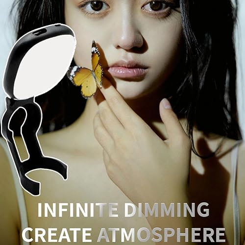 Miniatura 3 de Luz de relleno LED ajustable para cámara DJI Osmo Pocket3, lámpara de luz de llenado LED ajustable y adaptador de abrazadera de soporte para DJI