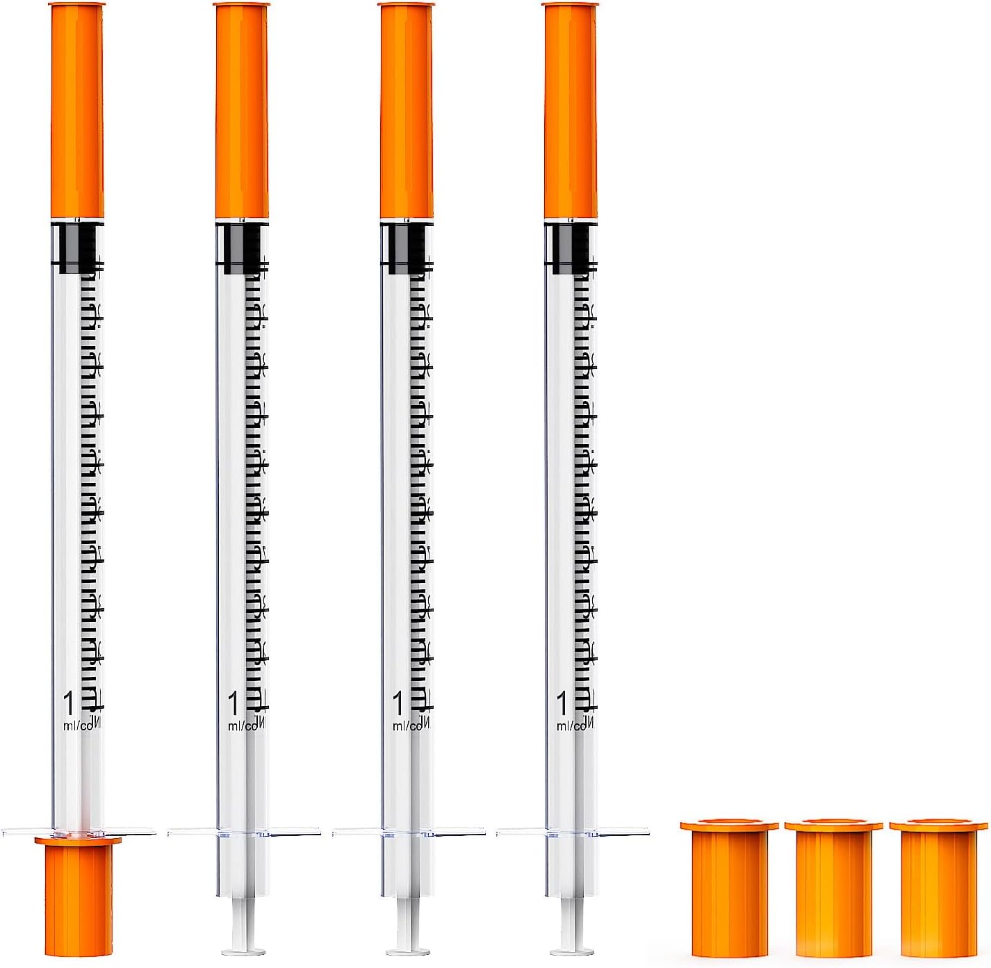 1ml/cc 29G Syringes 1/2 Inch (12.7mm) Syringe, 25 Pack – Individually Sealed