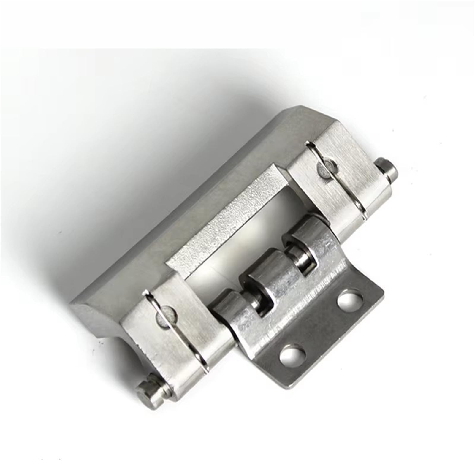 Douknail Stainless Steel-1 304 Stainless Steel Detachable Joint Bending Hinge 120 Degree Concealed Industrial Cabinet Door 1Pcs(Stainless Steel-1)