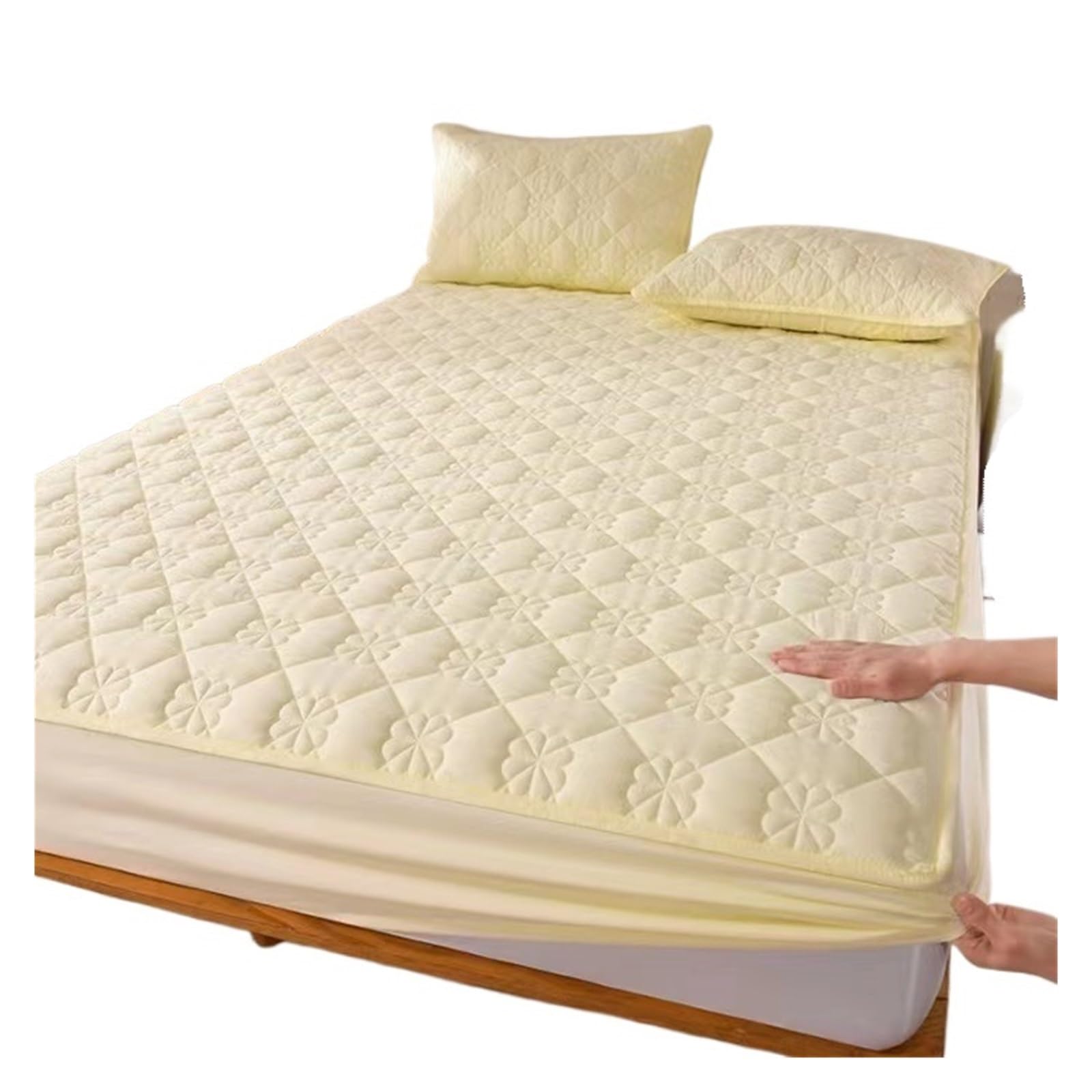 Drap-housse matelassé imperméable pour protéger votre matelas Queen des taches