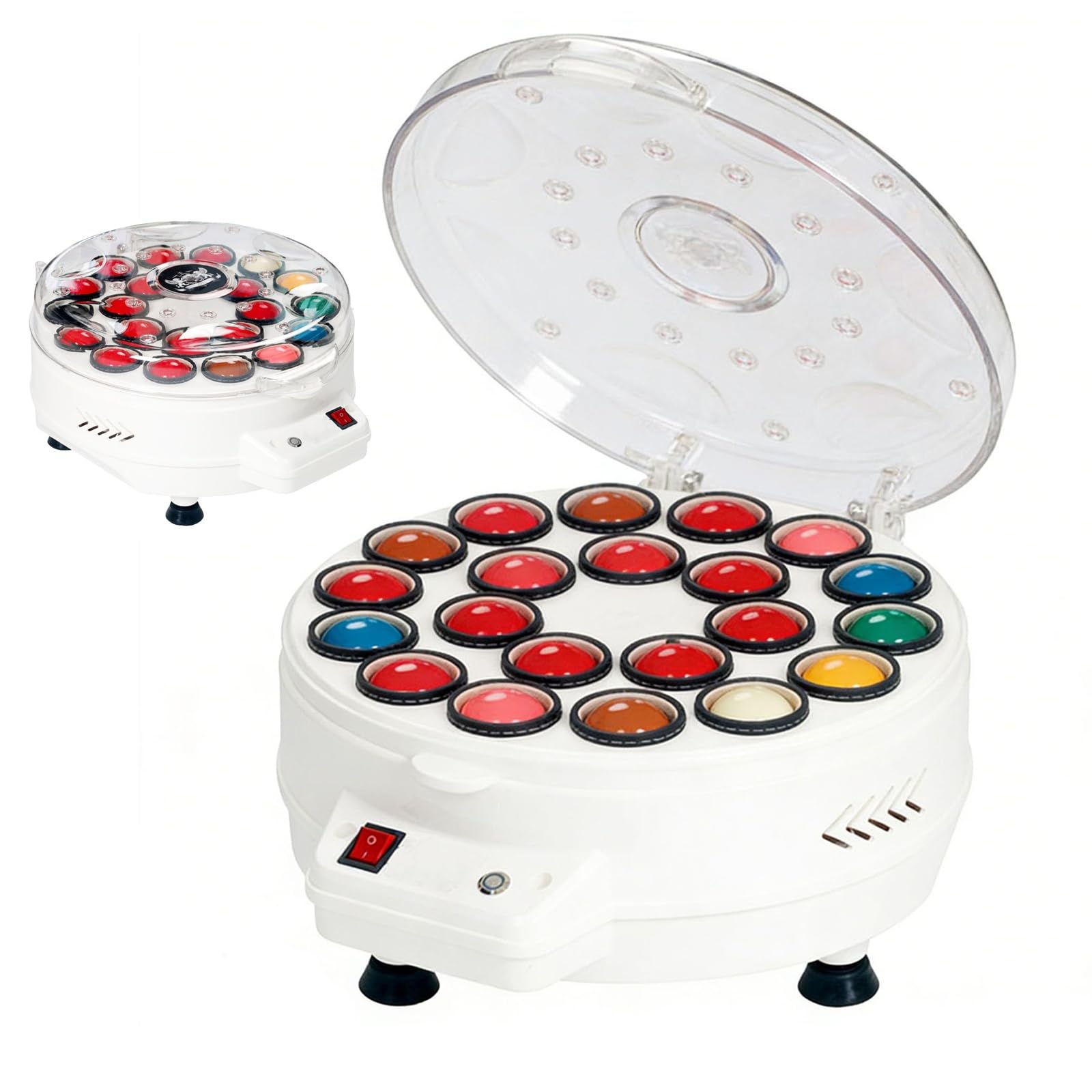 Máquina pulidora de bolas de billar automática y limpiadora para mesas de juego domésticas