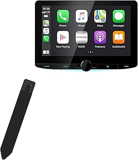 BoxWave Stylus Pouch Compatible with Kenwood DMX9720XDS - Stylus PortaPouch, Stylus Holder Carrier Portable Self-Adhesive for Kenwood DMX9720XDS - Jet Black