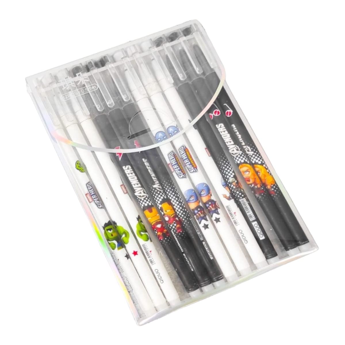 TLISMI Marvel Avengers Theme 12 Pcs/Set Cute Cartoon Superhero Printed