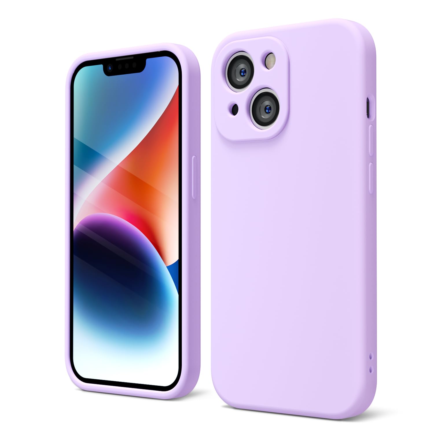 oakxco for iPhone 16 Pro Max Case Liquid Silicone, Soft Rubber Gel Elegant Aesthetic Basic Simple Cover, Cute Thin Slim TPU Matte Solid Color Plain Smooth Case for Women Girl, Light Pink — view 1232