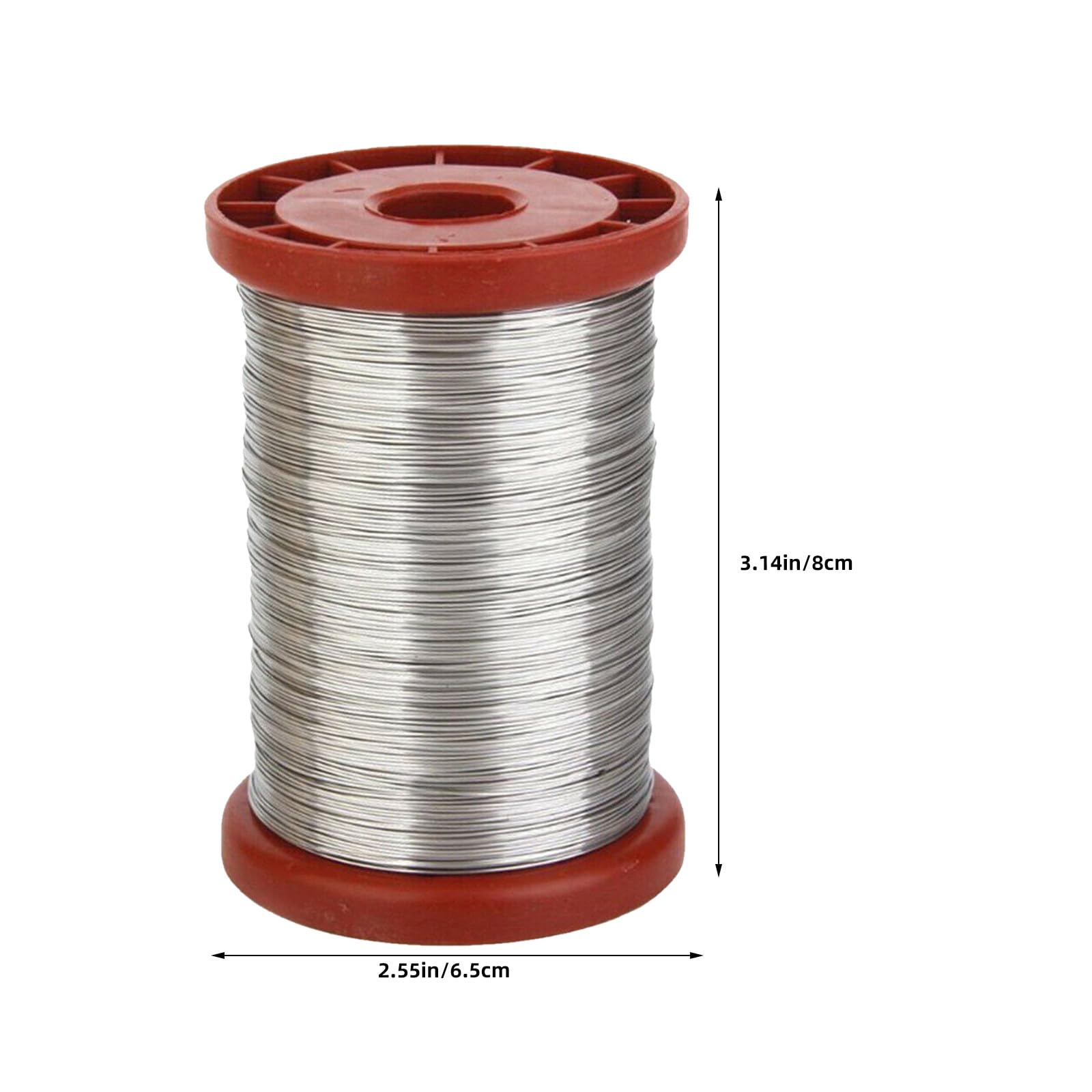 Zerodeko 2 pezzi di filo di supporto in acciaio inossidabile per telaini di arnia - Filo per l'inserimento di fogli cerei da 500 g per telaini di arnia - Attrezzo manuale per apicoltori, forniture