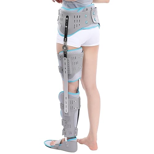 Miniatura 6 de Equipo de rehabilitación de rodilla de flexor de cadera, tirantes fijos para fracturas de piernas, apoyos ajustables para ortesis de cadera,