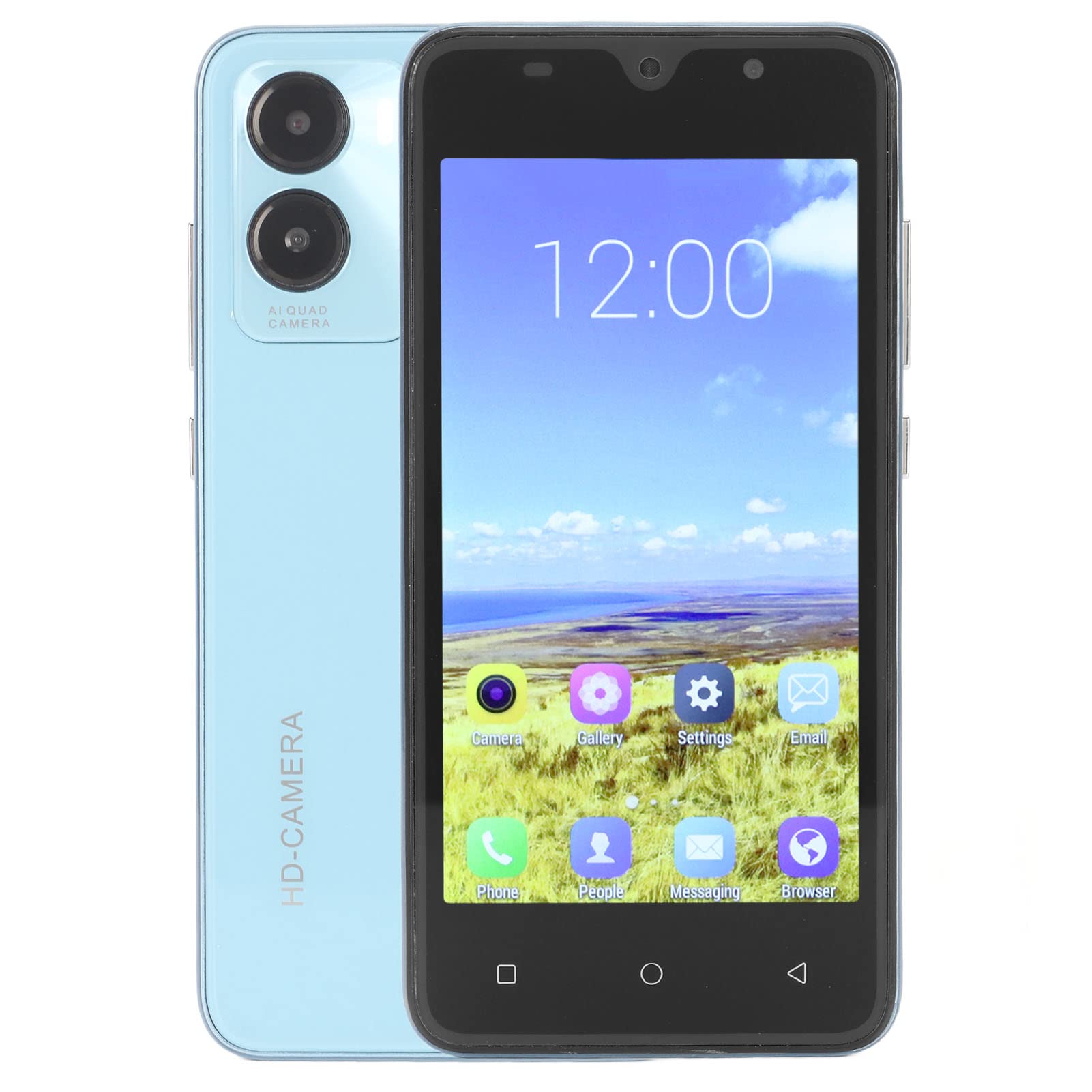 5.0 İnç Akıllı Telefon Kilitsiz Akıllı Telefon 2GB RAM 16GB ROM Ön