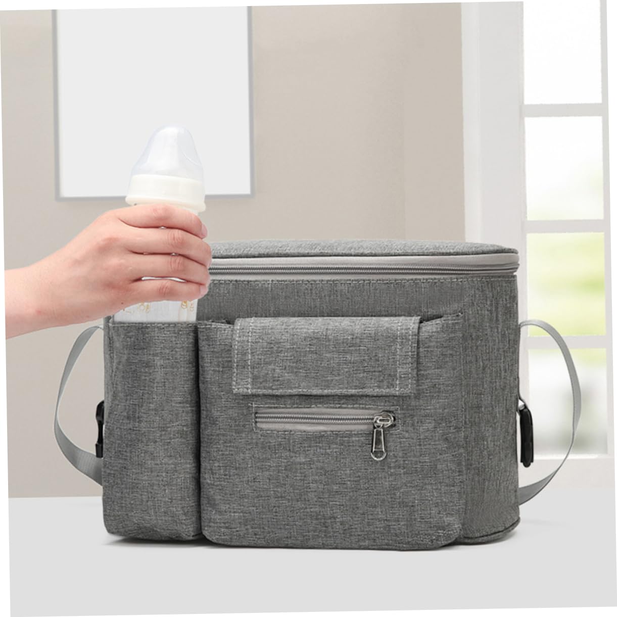 TOYANDONA 2stücke Diaper Pouch Multifunktionale Wickeltasche Für Kinderwagen Große Kapazität Für Babyflaschen Windeln Und Spielzeug Für Unterwegs