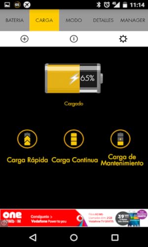Bateria otimizador de poupança
