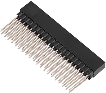Female Pin Headers, 3 PCS 2.54MM Pitch Dual Row Straight 2 x 20 Pins Female Header Strip Connector Kit for Raspberry Pi
