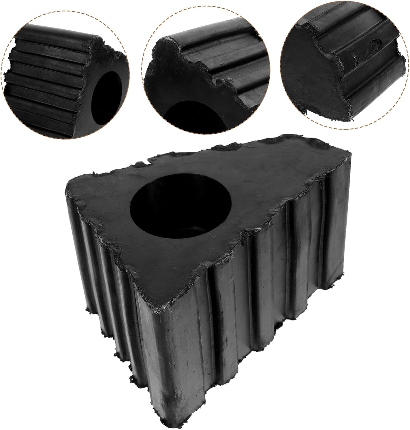 Cabilock Motorcycle Wheel Chock Block Rv Wheel Chocks Stabilizer for Travel Trailers