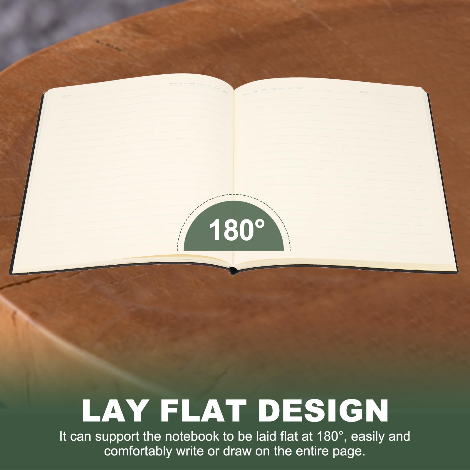 PATIKIL 6.9x9.8 Inch Lined Journal Notebook - Image 3