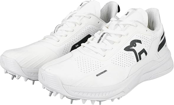 Kookaburra KC Players Spike Cricket Shoe - White/Black - 13