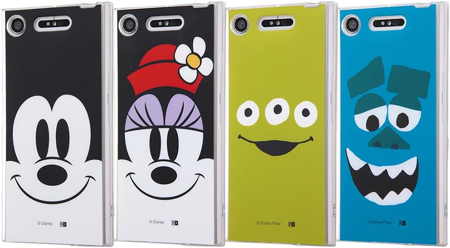 Xperia XZ1 (SO-01K/SOV36) Disney Character TPU Soft Case Close-Up Mickey IN-RDXZ1H/MK