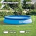 INTEX 28157EH Easy Set Inflatable Swimming Pool Set: 15ft x 33in – Includes 530 GPH Cartridge Filter Pump – Puncture-Resistant Material – 2587 Gallon Capacity – 26in Water Depth
