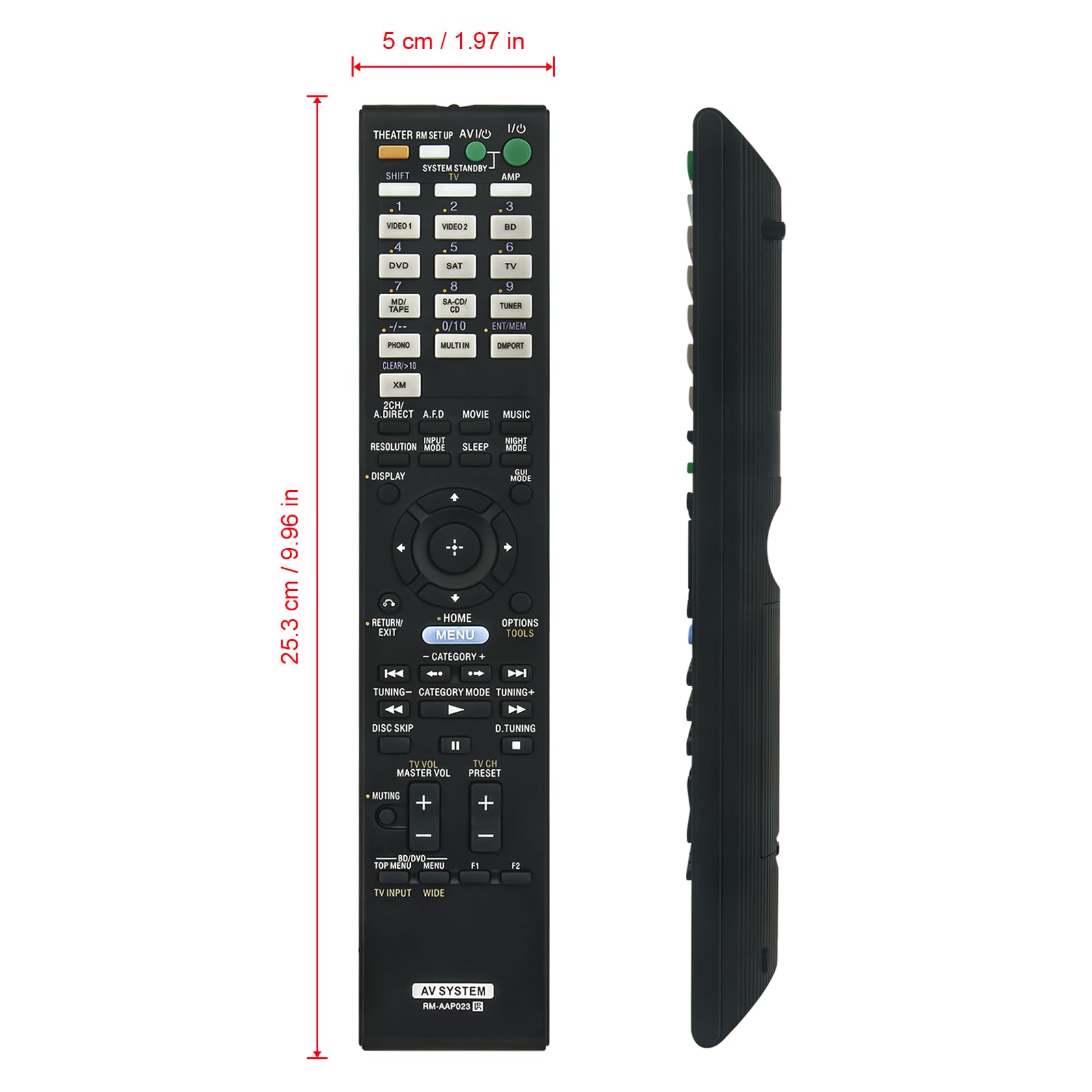 Mando A Distancia Universal De Repuesto Compatible Con Sony Rm-ed052