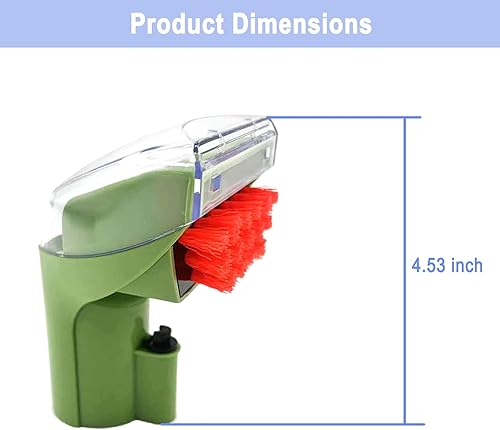 Miniatura 9 de 1400B Little Green - Cepillo resistente de 3 pulgadas, repuesto para limpiadores de alfombras verticales y portátiles Bissell Little-Green para