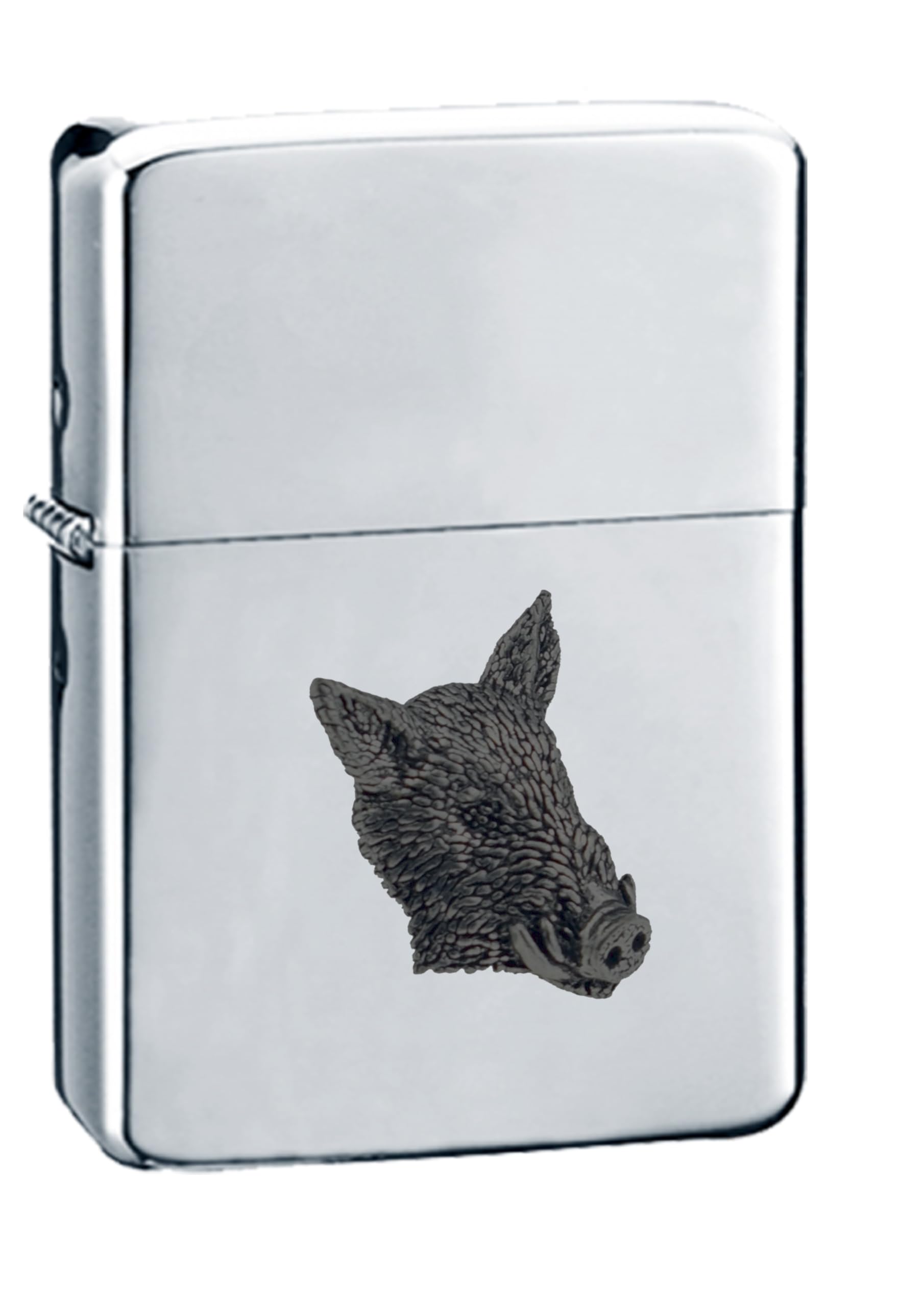 Briquet A44 de poche coupe-vent à essence, finition noire pour le quotidien