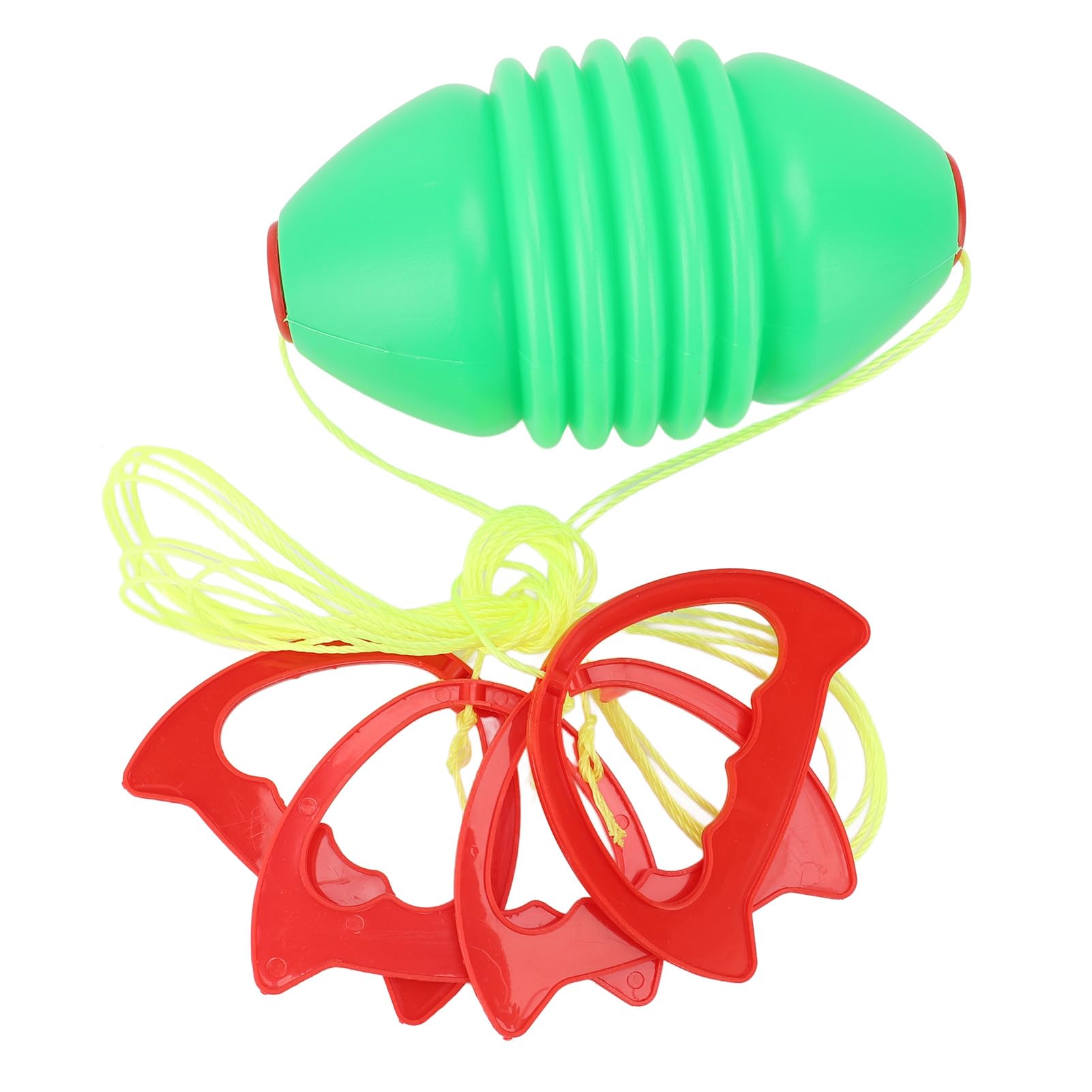 Eacam 2 Pcs Pull Ball Toy Interactive Fitness Game for Family Fun Green (Threaded Style)