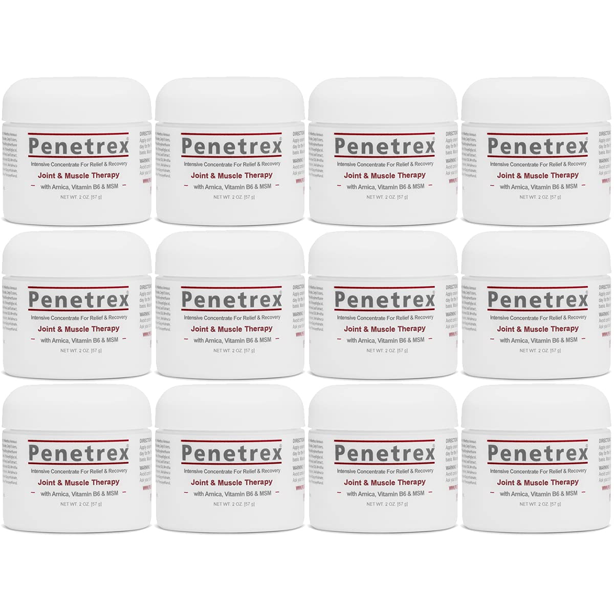 Joint & Muscle Therapy, 2 Oz. Cream (Pack of 12) Intensive