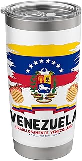 Venezuela Flag Outfit Idea For Kids With Venezuelan Arepas Stainless Steel Insulated Tumbler