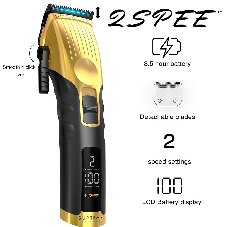 Amazon.com: Supreme Trimmer 2Spee Cordless Hair Clipper w