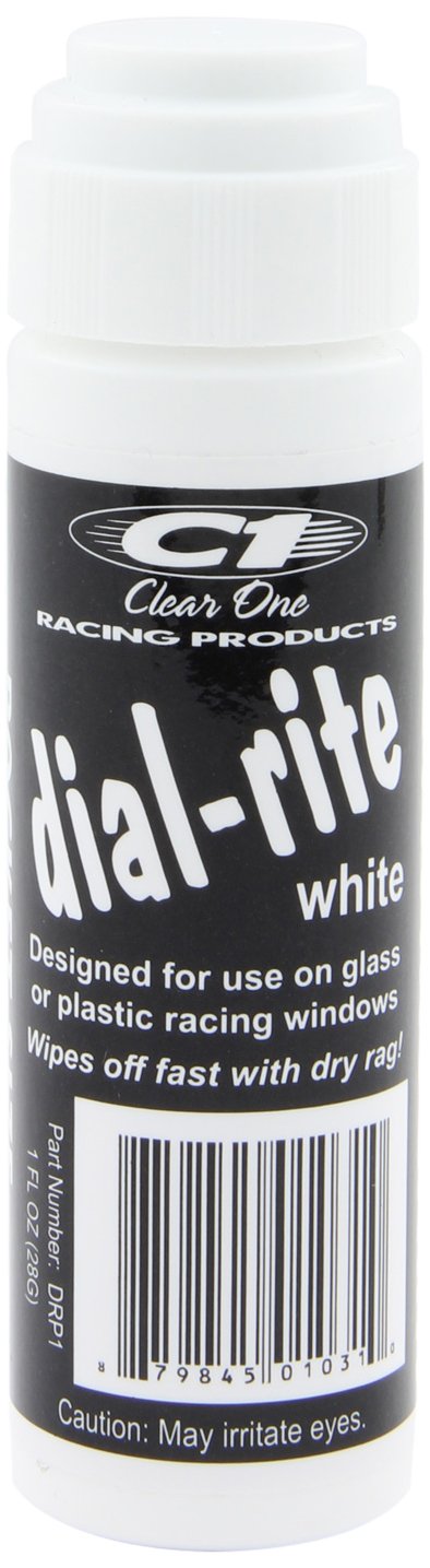 ClearOne DRP1 Dial-Rite White Window Marker - 1 oz.