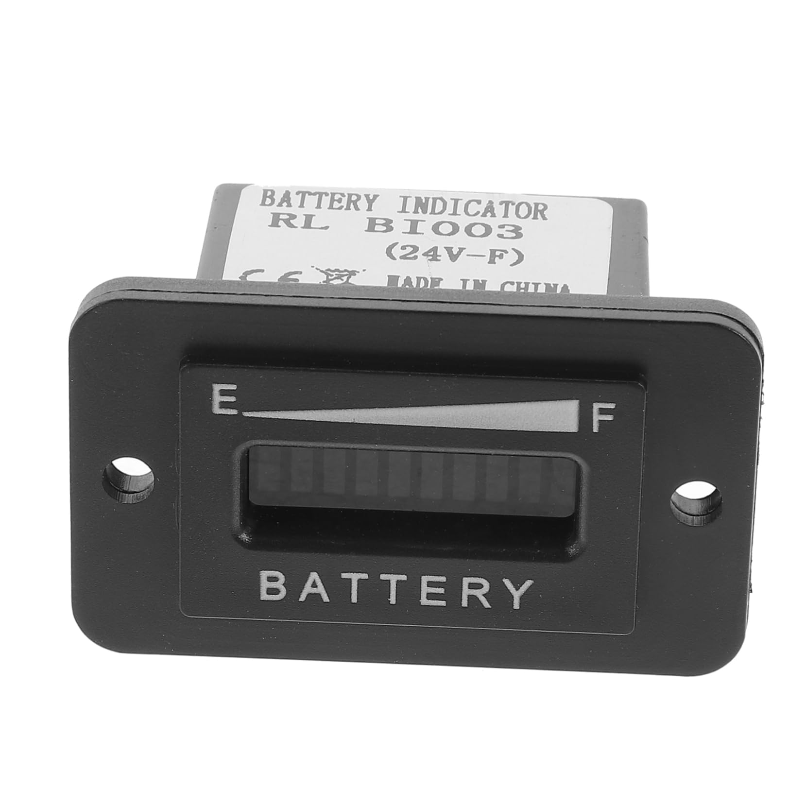 PLAFOPE 1Pc Portable Battery Power Indicator LED Voltage Gauge Tester for Systems Compact Battery Level Monitor with LED Display Reverse Connection Protection for Car