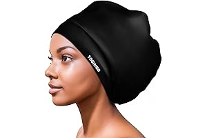 Extra Large Swim Cap for Long Hair & Dreadlocks (Keeps Hair Dry)