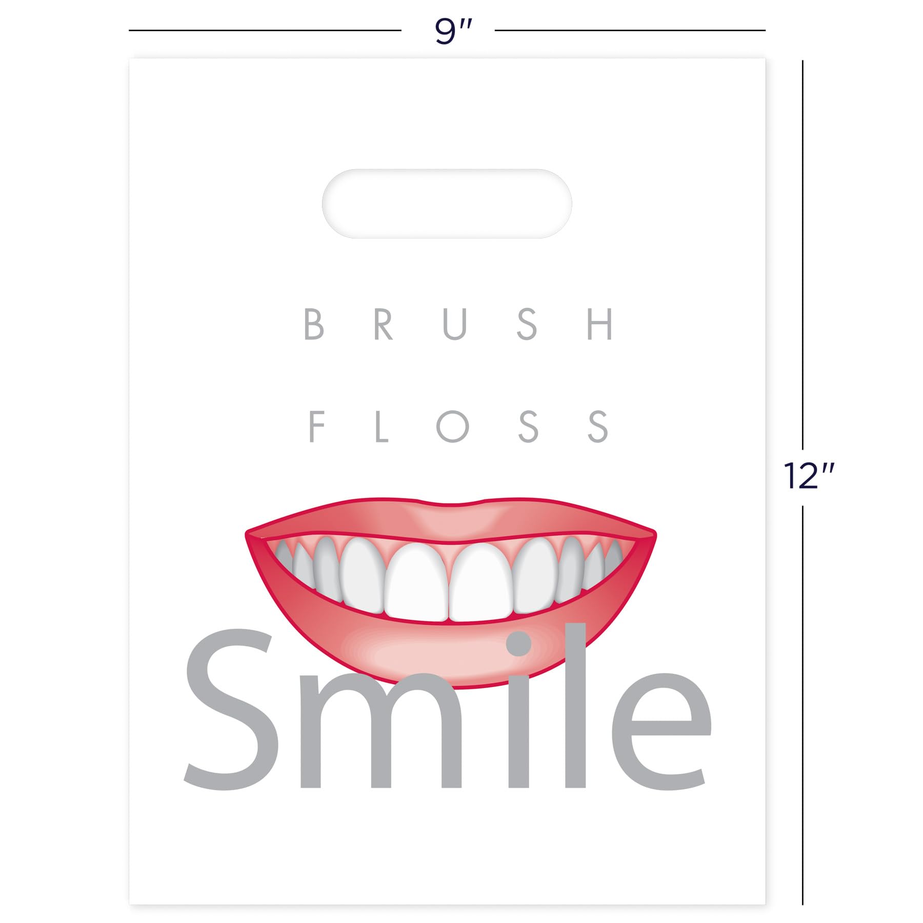 Practicon 1109631 Lot de 100 sacs de soins pour patients 22,9 x 30,5 cm