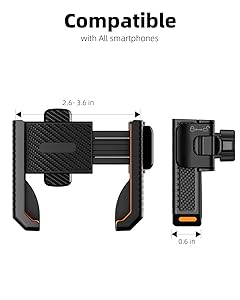 TODI Magnetic Golf Cart Phone Holder Golf Cart Accessory for Men, Dad, Grandpa, Compatible with MagSafe iPhone 16 15 14 13 12 Pro/Max/Plus, Fits EZGO Club Car Yamaha Icon