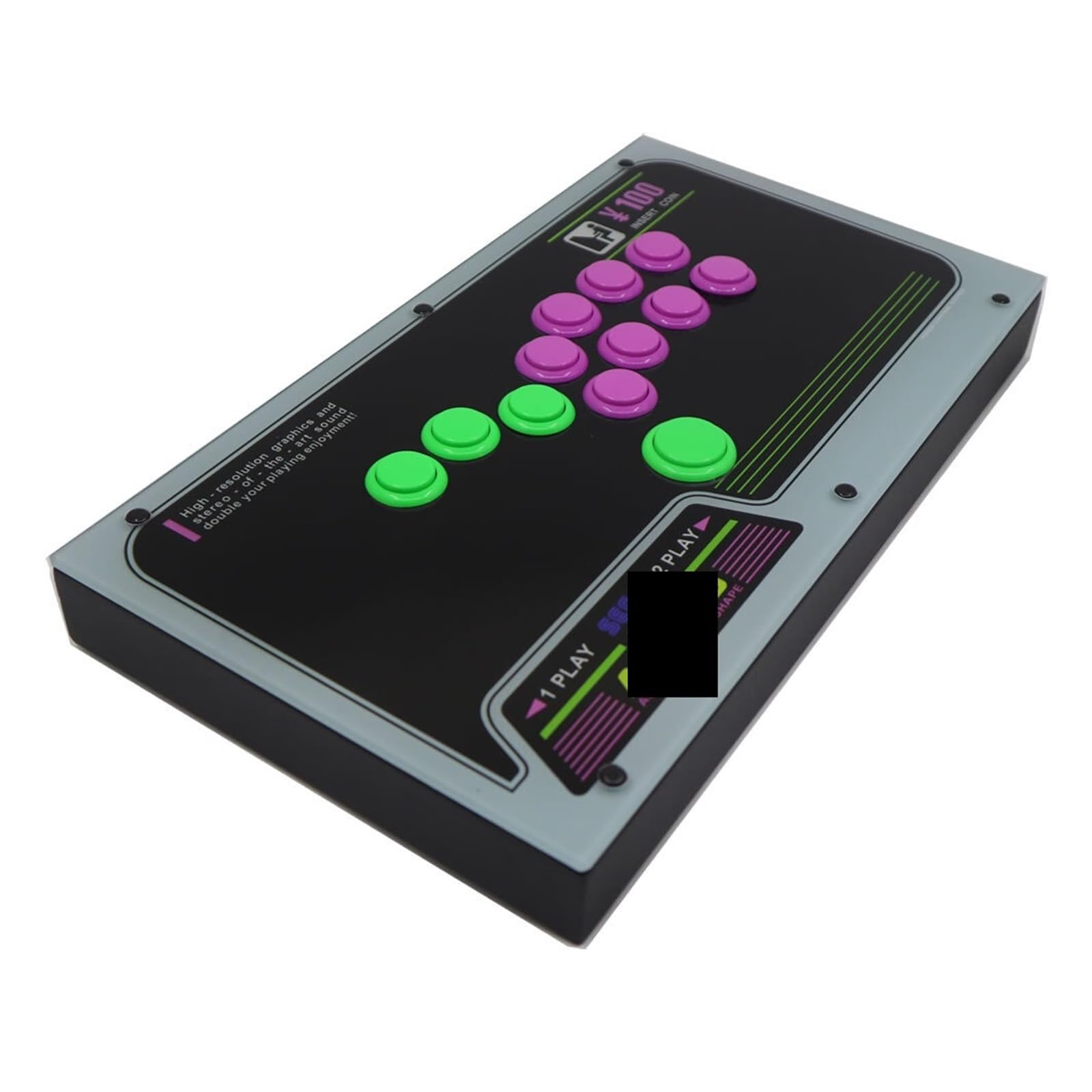 Pulsanti Arcade 24mm Trasparenti (cristallo) - Compatibili Sanwa OBSF-24, Seimitsu, Hori, Mad Catz