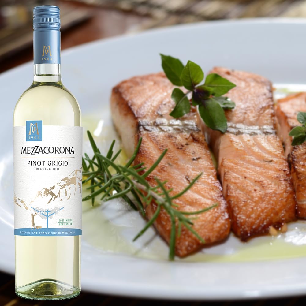 Mezzacorona Pinot Grigio DOC, trocken, sortenreines Weinpaket + VINOX Winecards (6x0,75l)