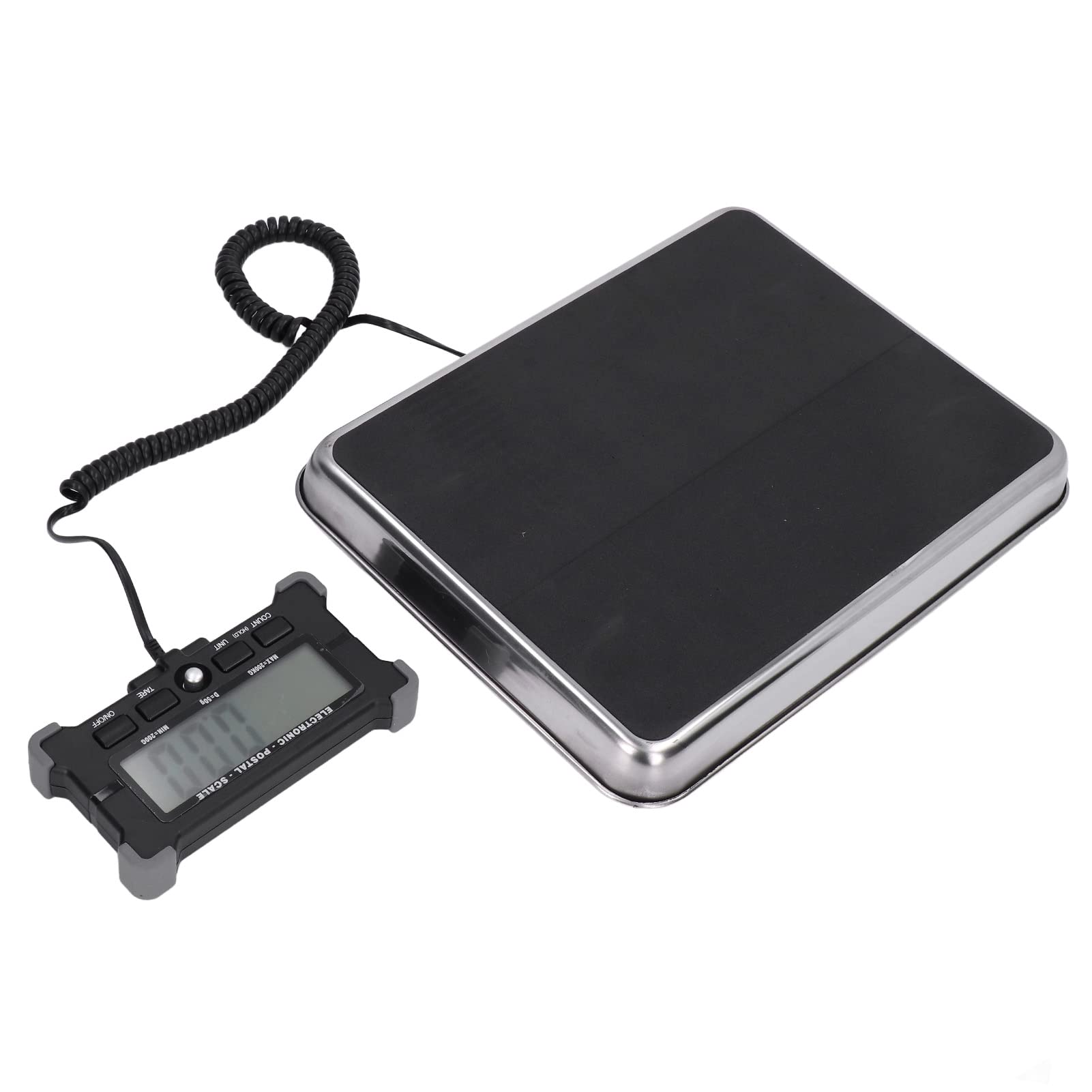 FTVOGUE Báscula de Envío de 200 Kg de Capacidad con Pantalla LCD y