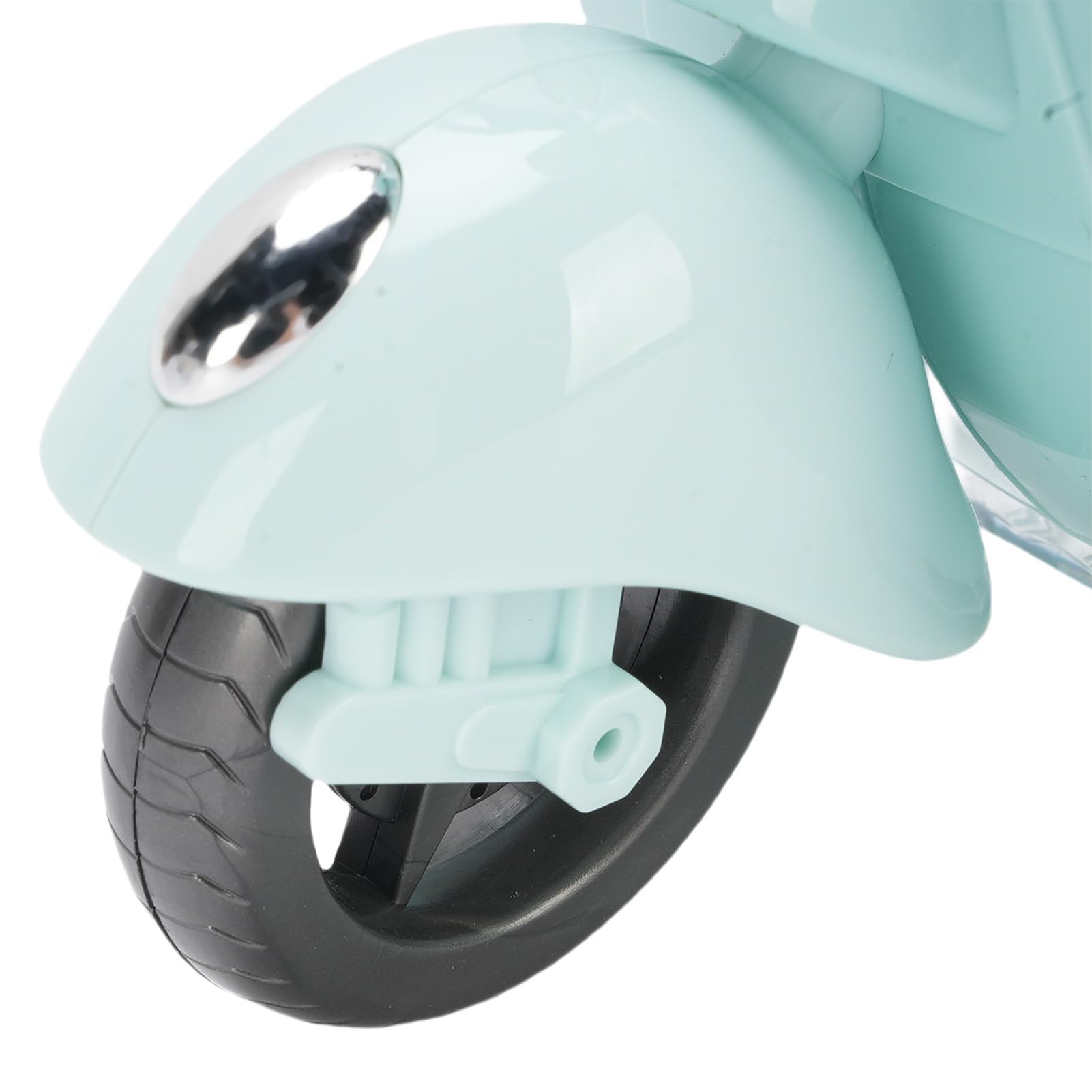 Brrnoo Elektrisches Puppenroller-Spielzeug mit Musiklichtern, Rotierenden Rädern für Puppen, Actionfiguren, Desktop-Dekoration, Spielen (Blue)