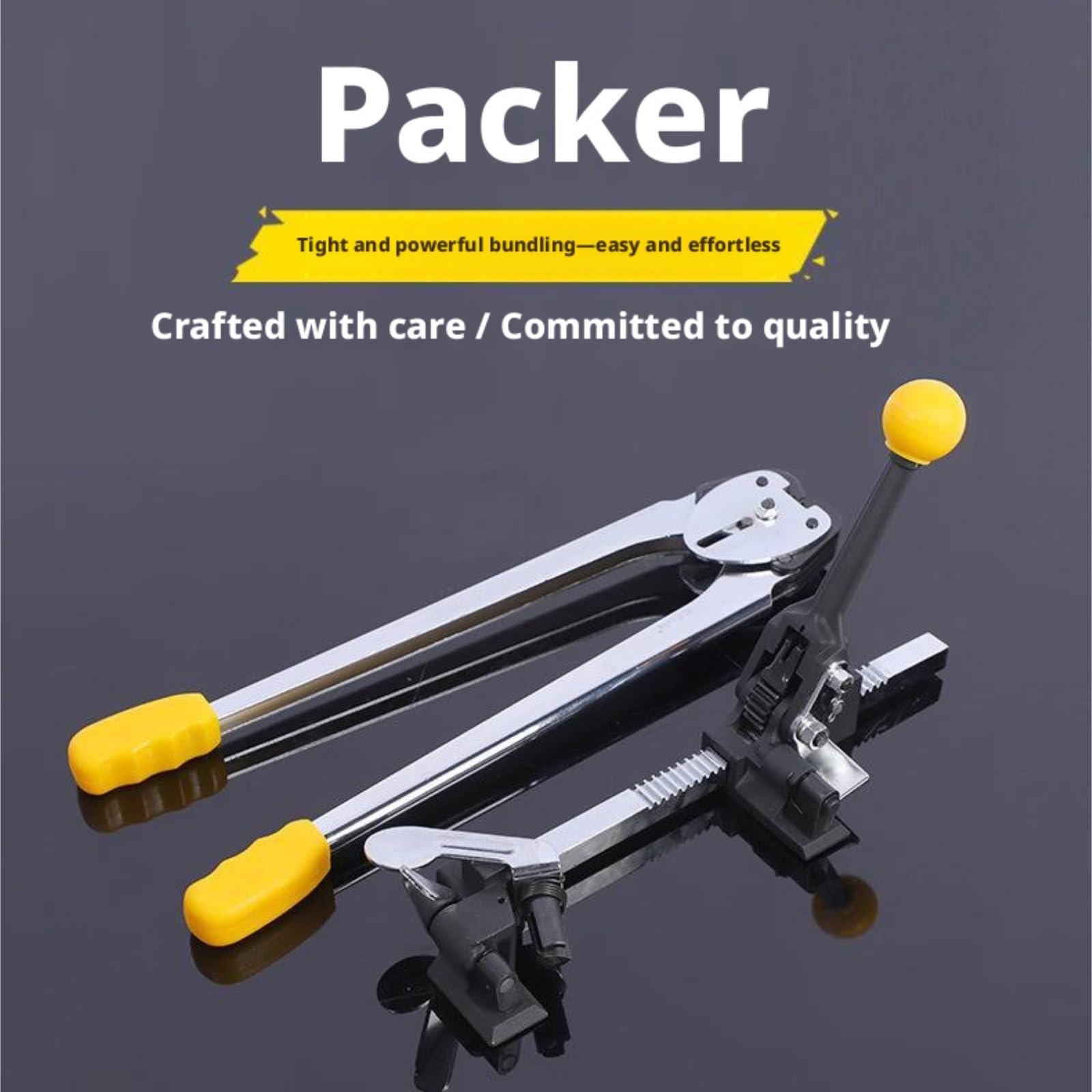 Macchina Reggiatrice, Kit di reggiatura manuale a doppio uso, tenditore e sigillatore for reggette in carta plastica