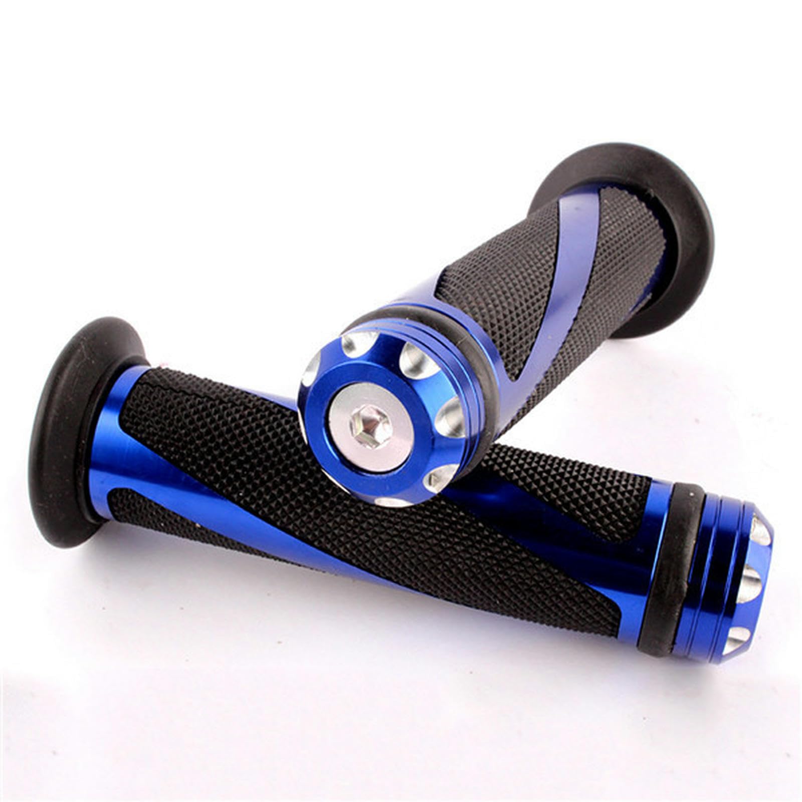 Uchwyty motocyklowe, 7/8 "22mm Uniwersalny uchwyt motocyklowy Uchwyt na kierownicę do Kawasaki Honda Yamaha Suzuki Benelli Ducati(Blue)