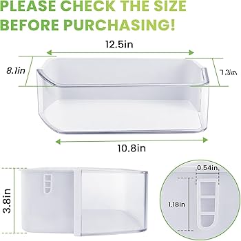 Amazon.com: Upgraded DA97-12650A Refrigerator Door Shelf Bin