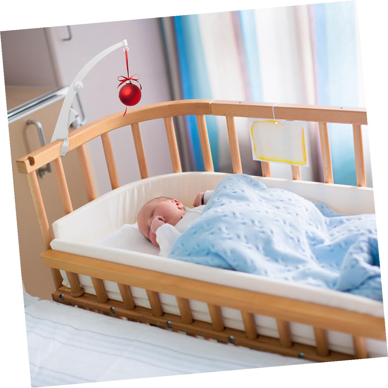 Brazo Portamóvil Para Cuna De Ñiño Plegable 2 Piezas Soporte Para Móvil Infantil Ajustable Accesorio Para Cuna Funcional Para Dormitorio De Ñiño