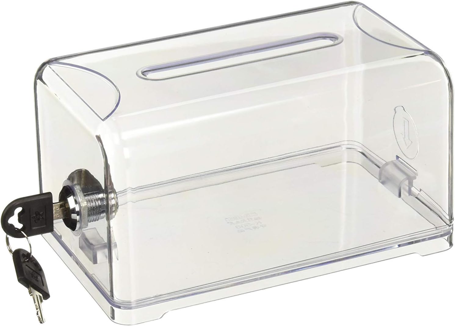 Donation Ballot Box Suggestion Business Card Box with Lock