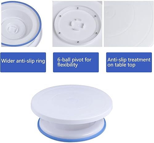 Miniatura 4 de GZMAISULEE Kit de suministros de decoración de pasteles, 240 piezas, tocadiscos para pasteles, 100 bolsas de tubería, 100 forros desechables para