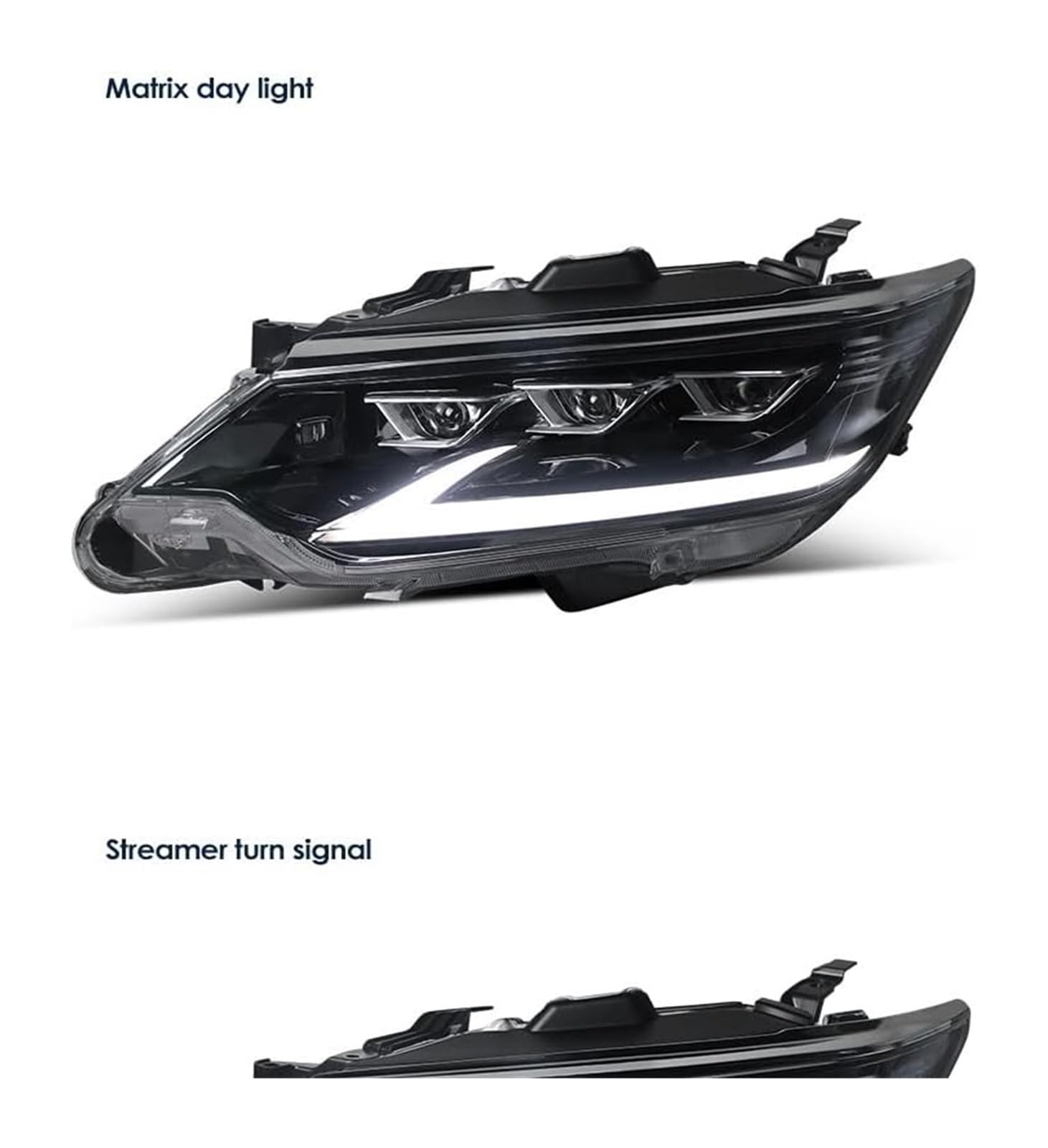 Ciloc Para Toyota Para Camry 2015 2016 2017 Faro Delantero Coche Lente Señal Giro Dinámica Montaje Automotriz Lámparas Delanteras Luz Intermitente Retrovisor Lateral