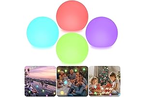 4 PCS Floating Light up Bath Pool Toys