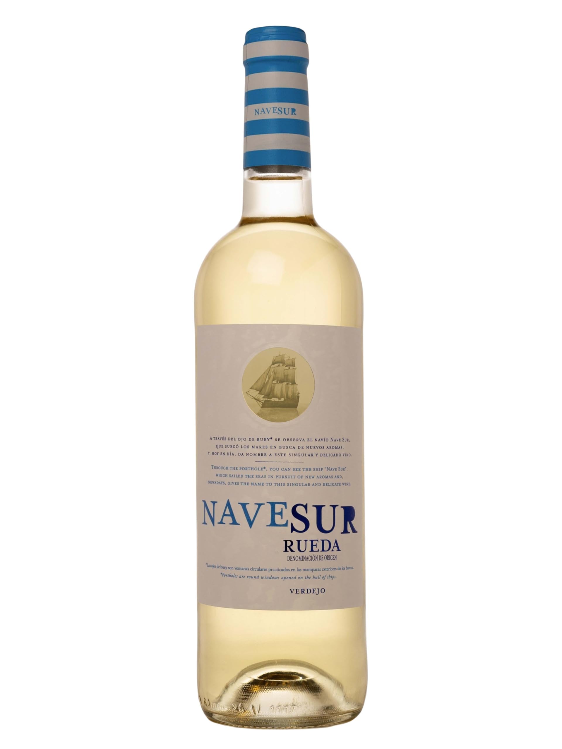 Nave Sur Verdejo - Vino Blanco DO Rueda (6 Botellas x 750ml)